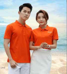 polo màu cam