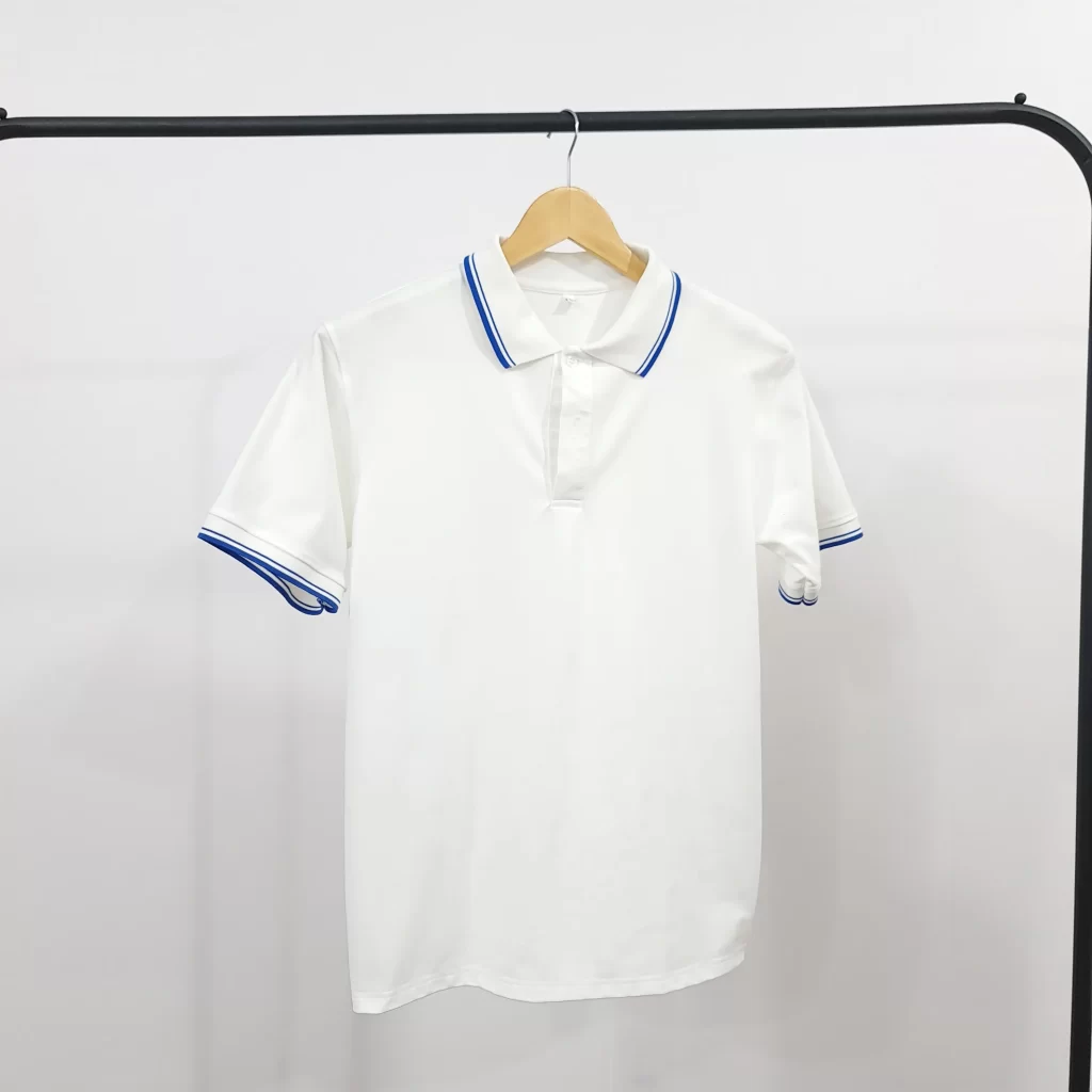 poly TRẮNG 2 SỌC BÍCH