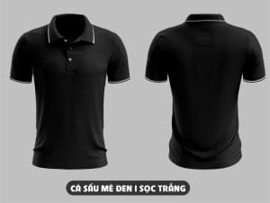 polo thun me mau den