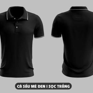 polo thun me mau den