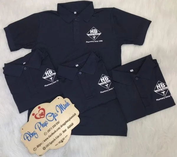 Áo Đồng Phục PoLo: Đen Trơn - Ảnh 2