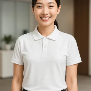 Áo Polo Đồng Phục Trắng Trơn | Đồng Phục Gia Minh