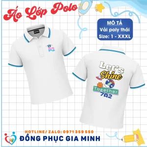Áo Lớp Polo Cổ Trụ Poly Thái
