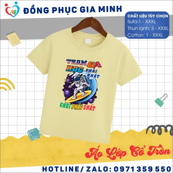 Áo lớp cổ tròn 2026