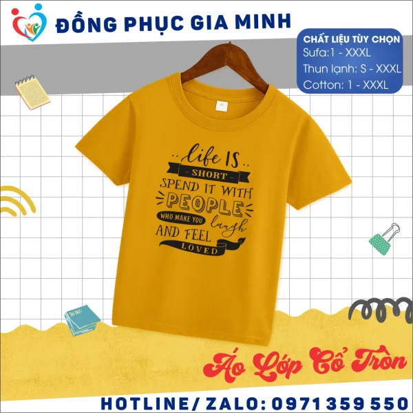 Áo lớp cổ tròn 2026