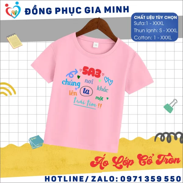 Áo lớp cổ tròn 2026