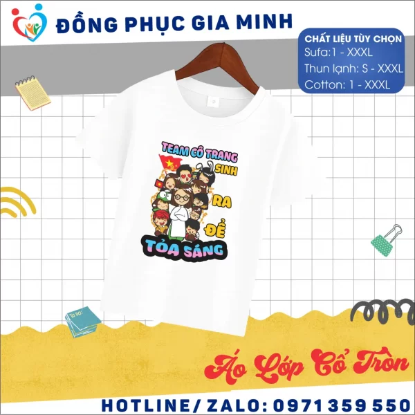 Áo lớp cổ tròn 2026