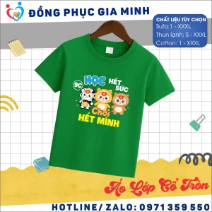 Áo lớp cổ tròn 2026